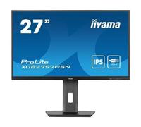 iiyama ProLite XUB2797HSN-B2 - Écran LED - 27" - 1920 x 1080 Full HD (1080p) @ 100 Hz - IPS - 300 cd/m² - 1000:1 - 1 ms - HDMI, DisplayPort, USB-C - haut-parleurs - noir, mat