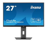 iiyama ProLite XUB2797QSN-B2 - Écran LED - 27" - 2560 x 1440 QHD @ 100 Hz - IPS - 300 cd/m² - 1300:1 - 1 ms - HDMI, DisplayPort, USB-C - haut-parleurs - noir, mat