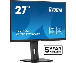 iiyama ProLite XUB2797QSN-B2 écran plat de PC 68,6 cm (27 ) 2560 x 1440 pixels Quad HD LED Noir