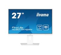 iiyama ProLite XUB2797QSN-W1 écran plat de PC 68,6 cm (27") 2560 x 1440 pixels Wide Quad HD LED Blanc