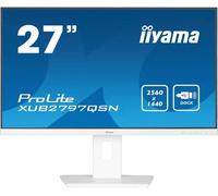 iiyama ProLite XUB2797QSN-W1 - Écran LED - 27" - 2560 x 1440 WQHD @ 100 Hz - IPS - 250 cd/m² - 1300:1 - 1 ms - HDMI, DisplayPort - haut-parleurs - blanc, mat Blanc, Mat G