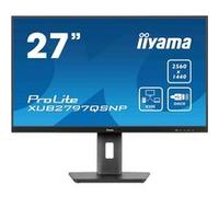 iiyama ProLite XUB2797QSNP-B1 - Écran LED - 27" - 2560 x 1440 WQHD @ 100 Hz - IPS - 300 cd/m² - 1300:1 - 1 ms - HDMI, DisplayPort - haut-parleurs - noir, mat Noir, Mat G