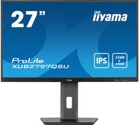 Ecran iiyama Prolite XUB2797QSU-B2, 27" Ultra Mince, IPS, 2560x1440@100Hz, 1ms, 300cd, HDMI/DP/USB/, Haut-parleurs, réglable en Hauteur + Pivot, i-Style Colour, Garantie 5 Ans sur site