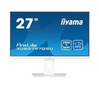 iiyama Ecran Prolite XUB2797QSU-W2, 27" Slim, IPS, 2560x1440@100Hz, 1ms, 300cd, 1300:1, HDMI/DP/USB, Haut-parleurs, réglable en Hauteur + Pivot, VESA 100x100, i-Style, Garantie 5 Ans sur site