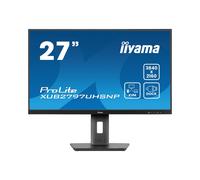 Iiyama ProLite XUB2797UHSNP-B1 : Moniteur 27" 4K UHD IPS, 3840x2160, 4ms, 350cd/m², Hub USB 3.2 Gen 1, HDMI 2.0, DisplayPort 1.2, RJ45, USB-C 96W PD