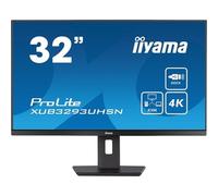 iiyama ProLite XUB3293UHSN-B5 écran plat de PC 80 cm (31.5") 3840 x 2160 pixels 4K Ultra HD LCD Noir