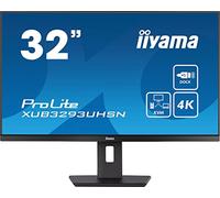 iiyama Prolite XUB3293UHSN-B5 31,5" IPS LED Monitor 4K UHD HDMI DP USB3.0 USB-C 65W LAN KVM-Switch Slim-Line ecran pc