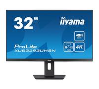 iiyama Prolite XUB3293UHSN-B5 31,5" IPS LED Monitor 4K UHD HDMI DP USB3.0 USB-C 65W LAN KVM-Switch Slim-Line ecran pc