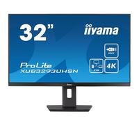 iiyama ProLite XUB3293UHSN-B5 écran plat de PC 80 cm (31.5") 3840 x 2160 pixels 4K Ultra HD LCD Noir
