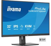 iiyama ProLite XUB3297QSNP-B1 écran plat de PC 81,3 cm (32 ) 2560 x 1440 pixels 4K Ultra HD LED Noir