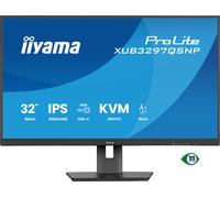 iiyama XUB3297QSNP-B1 Moniteur 31.5", IPS, 2560 x 1440/100Hz, 1H1DP1C, Has, RJ45, PD95W, KVM