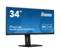 iiyama ProLite XUB3493WQSU-B5 écran plat de PC 86,4 cm (34 ) 3440 x 1440 pixels UltraWide Quad HD LED Noir