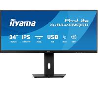 iiyama Moniteur XUB3493WQSU-B6, 34 Pouces, IPS, 3440 x 1440/120 Hz, 2H2DP, A
