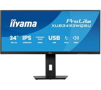iiyama XUB3493WQSU-B6 34 pouces UW IPS-panel 3440x1440 120Hz 21:9 400cdm 1000:1 1ms