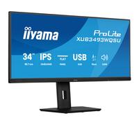 iiyama Moniteur XUB3493WQSU-B6, 34 Pouces, IPS, 3440 x 1440/120 Hz, 2H2DP, A