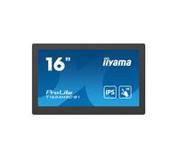 IIYAMA T1624MSC-B1 ProLite 15.6inch capacitive multitouch LED backlight 1920x1080 25ms 385cd/m2 HDMI black