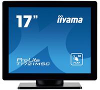 iiyama Ecran 17 Dalle TN Tactile PCAP 10 Points Conception sans Cadre 1280x1024 VGA HDMI USB 5ms 250cd/m² T1721MSC-B2