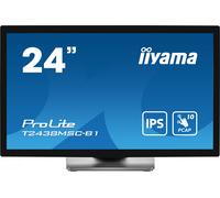 IIYAMA T2438MSC-B1 23.8inch Bonded PCAP Bezel Free 10P Touch with Anti-Fingerprint coating 1920x1080 IPS panel DisplayPort