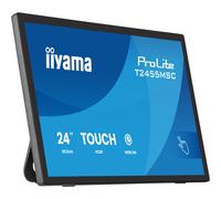 iiyama T2455MSC-B2, 60,5 cm (23.8'), 1920 x 1080 pixels, IPS, 360 cd/m², Technologie capacitive projetée, 16:9