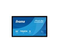 iiyama T2455MSC-B2 Écran multitactile ProLite de 24 pouces avec dalle en verre bord à bord, webcam intégrée et socle modulable