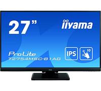 iiyama ProLite T2754MSC-B1AG - Écran LED - 27" - écran tactile - 1920 x 1080 Full HD (1080p) @ 60 Hz - IPS - 300 cd/m² - 1000:1 - 4 ms - HDMI, VGA - haut-parleurs - noir mat