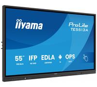 iiyama TE5513A-B3AG Panneau Plat Interactif IFP 55" IPS 4K IR 40 points PureTouch Bonded Android 14 Google EDLA Haut-parleurs Subwoofer