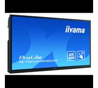 iiyama TE7504MIS-B2AG Écran Interactif 75" IPS 4K UHD, Tactile PureTouch-IR 20pts, Android, 350cd/m², 3xHDMI, WiFi, Ethernet, USB 3.2, VESA 800x400