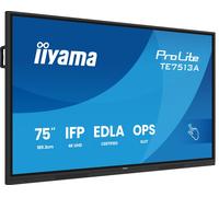 iiyama TE7513A-B1AG 75 pouces iiWare21E EDLA -Google-GMS-apps Android 14 8/128Go 40Points PureTouch IR+ 3840x2160 UHD IPS