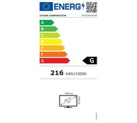 iiyama TE7515A-B1AG 75 pouces IFP élégant iiWare21E 3840x2160 UHD IPS Android 14 16/128 Go 2xHDMI DP 2xUSB-C VESA 800x400