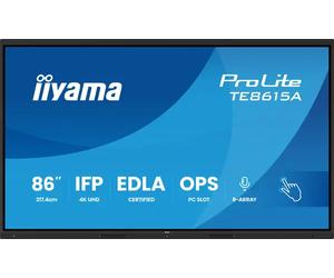 iiyama TE8615A-B1AG Écran d'affichage dynamique Écran plat interactif 2,17 m (85.6") Wifi 550 cd/m²