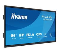 iiyama TE8615A-B1AG Écran d'affichage dynamique Écran plat interactif 2,17 m (85.6") Wifi 550 cd/m² 4K Ultra HD Noir Écran tactile Intégré dans le processeur Android