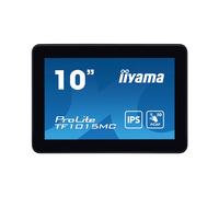 iiyama TF1015MC-B3 Écran Tactile Interactif 10.1" IPS LED HD 1280x800 500cd/m² 10 points, HDMI/DisplayPort/VGA/RJ45, VESA 100x100, Noir