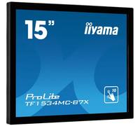 iiyama Prolite TF1534MC-B7X Moniteur à écran Tactile 38,1 cm (15") 1024 x 768 Pixels Plusieurs Pressions Multi-utilisateur Noir