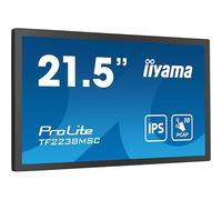 iiyama TF2238MSC-B1 Écran d'affichage dynamique Carte A numérique 53,3 cm (21") LED 600 cd/m² Full HD Noir Écran tactile