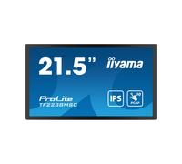 iiyama TF2238MSC-B1 Écran Tactile 22" IPS LED Full HD 1920x1080 600cd/m² 5ms HDMI DisplayPort USB Haut-Parleurs intégrés VESA 100x100 Noir