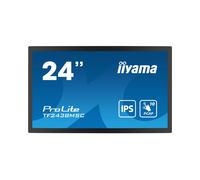 iiyama TF2438MSC-B1 : Écran Tactile 24" IPS LED Full HD 1920x1080 600cd/m² 5ms, HDMI/DisplayPort/USB, HP intégrés, VESA 100x100, Noir