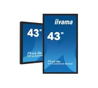 iiyama TF4339AS-B1AG Écran Plat de Signalisation Numérique (Écran Tactile, 4K Ultra HD)