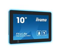 iiyama TW1025LASC-B1PNR écrans daffichage de salle de réunion 25,6 cm (10.1") 1280 x 800 pixels LED 802.11b, 802.11g, Wi-Fi 4 (802.11n) Noir Plastique Bluetooth