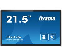 iiyama ProLite TW2223AS-B1 - Écran LED - 22" (21.5" visualisable) - fixe - écran tactile - 1920 x 1080 Full HD (1080p) - VA - 400 cd/m² - 3000:1 - 18 ms - HDMI - haut-parleurs - noir, mat