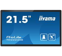 iiyama TW2223AS-B2 Écran d'affichage dynamique Écran plat interactif 54,6 cm (21.5") Wifi 400 cd/m² Full HD Noir Écran tactile Intégré dans le processeur Android 12 24/7