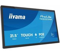 iiyama ProLite TW2223AS-B3P PC avec écran tactile PCAP 10 points de 22 pouces, équipé du système d'exploitation Android, de la technologie Power over Ethernet (PoE) et de iiSignage².