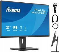 iiyama Écran LED ProLite XB2797QSN-B1 27 pouces QHD USB-C LAN Noir mat