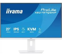 iiyama XB2797QSNP-W1 Écran ProLite QHD 27 pouces avec station d'accueil USB-C, commutateur KVM et connexion LAN