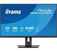iiyama Écran ProLite XB3294UHSCP-B1 31,5" 4K 60 Hz VA USB-C 95W KVM Haut-parleurs Noir mat