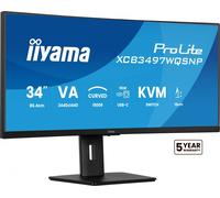 iiyama ProLite XCB3497WQSNP-B1 écran plat de PC 86,4 cm (34") 3440 x 1440 pixels UltraWide Quad HD LED Noir
