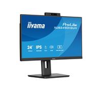 Iiyama XUB2490HSUH-B2 Moniteur 23.8" Full HD IPS LED 1920x1080 100Hz 4ms 250cd/m² HDMI/DisplayPort USB Hub Webcam 5MP Réglable en hauteur