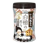 Iiyu Tabidachi Milky Hot Spring Bath Powder 600 g - Scent (Byakudan) Scent - Japanese Onsen Style Bath Soak - Relaxing & Moisturizing Bath Sel - Fabriqué au Japon