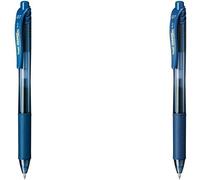 Ijhgv-Energel X Bl107-Cax Stylo ? Encre Gel Bleu Nuit (Lot De 2)