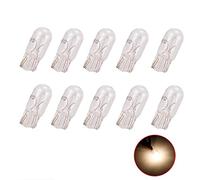 iJiGui 10 Pièce T10 Blanc Ampoules, 12V 5 Watt, 5W D'Immatriculation Light, Feux de Positionnement Latéraux Plaque D'immatriculation DC 12V, pour Plaque D'immatriculation Feu de Position Latéral