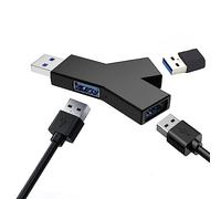 iJiGui Hub USB 3.0, USB 3.0 3 Ports Hub, Station d'accueil USB, Concentrateur de Données, Hubs Portable Multi USB, avec 1 USB3.0 et 2 USB2.0 pour Macbook, PC, Laptop, Souris, Clavier, etc.